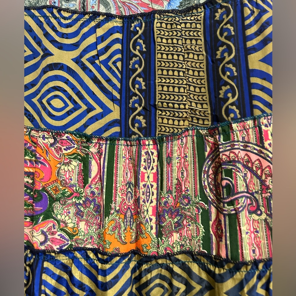 Karma Highway Patch work Maxi Skirt All Sizes - Picture 3 of 4